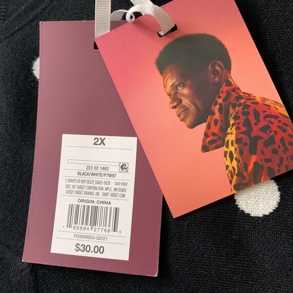 (2x)- Victor Glemaud for Target Polka Dot Tank Top - Picture 8 of 9